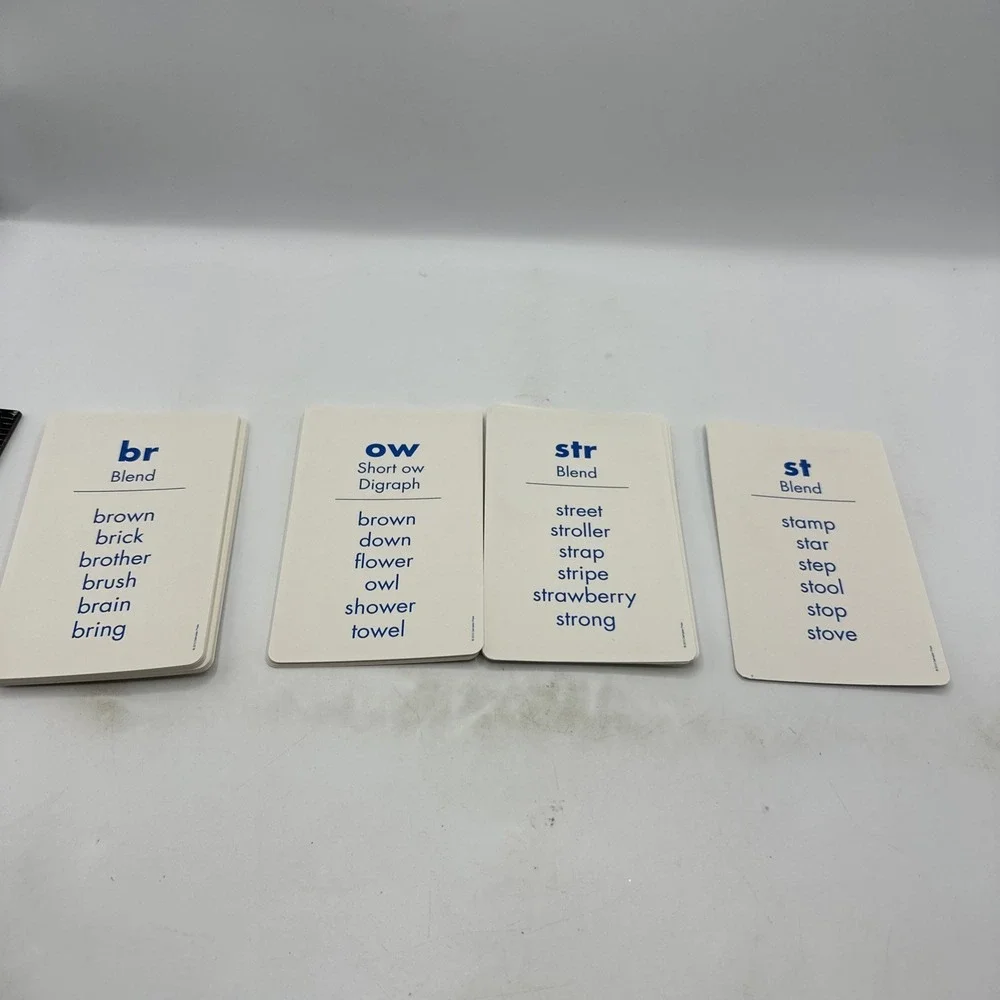 Let's Grow Smart Flash Cards -‎ Phonics II - Digraphs and Blends